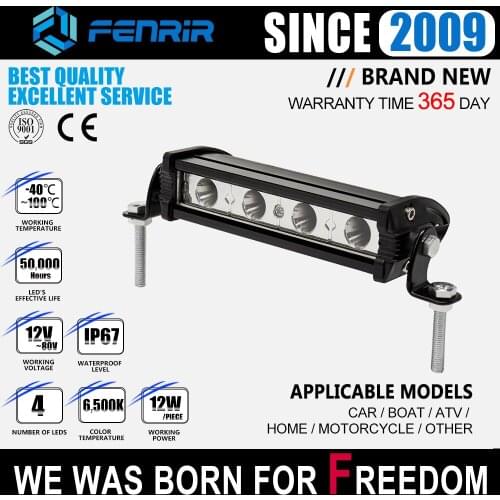 Car accessories led light bar offroad 4x4 headlights work fog light motorcycle for VW passat b6 royal enfield vespa lada niva