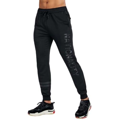 New Jogging Pants Men Breathable Sport Sweatpants Zip Pocket Training Pants Gym Workout Pants Athletic Soccer Running Trousers