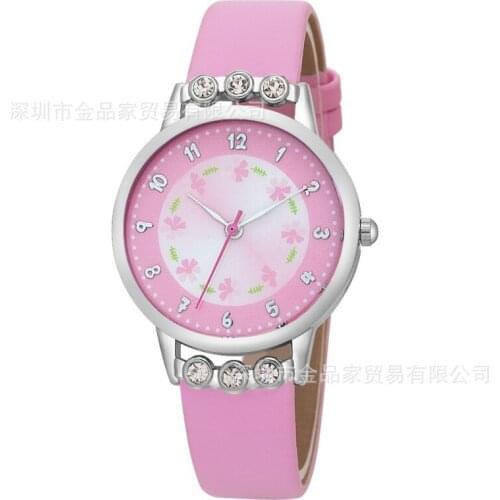 New Arrival Flower Digital Diamond Kids Boys Girls Watches Student Fashion Wristwatch Relojes Montres Kol Saati Clock