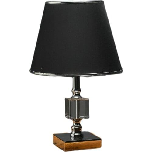 Hmydesign Cube Gold and Silver Color Embroidered Black Decorative Gift Bedroom Office Lampshade For Desktop Lamp