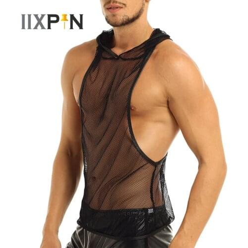 IIXPIN Men's T-shirts With A Hood