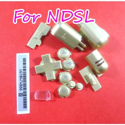 2sets For NDSL Buttons Kit ABXY L R D Pad Cross Button Full Button Set Replacement For Nintend DS Lite NDSL Console