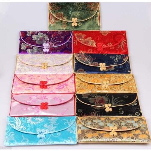 Lots3sets/9pcs Chinese Handmade Vintage Silk Purse/Wallet/Pouch Card bag