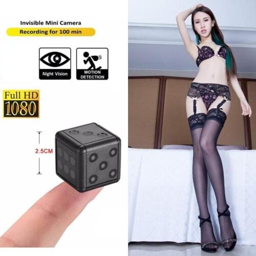 SQ16 Mini Camera 1080P HD Video Recorder Infrared Night Detection Micro Camera Keychain 360 Degree Rotation Digital Camera