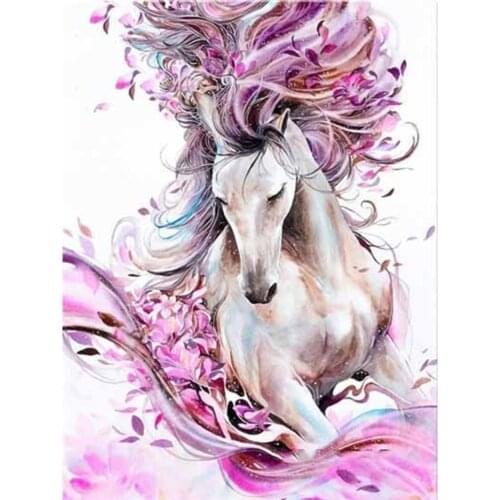 Animal Horse DIY Embroidery 11CT Cross Stitch Kits Needlework Craft Set Printed Canvas Cotton Thread Home Decoration For Room