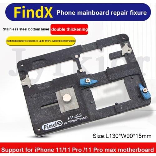 Find Fix For iPhone 11/11 Pro/Pro Max Motherboard BGA Fix Repair Holder PCB Board Middle Layer Reballing Stencil Fixture
