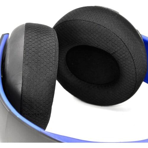 2021 New Black Ear Pad Cushion Earmuff Earpads for sony Gold Wireless PS3 PS4 7.1 Virtual Surround Headset L+R