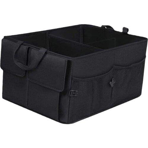Car Boot Organiser Collapsible Storage Bag, for Family Outings, Picnics, Moving Houses, or Shopping