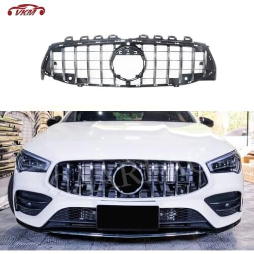 ABS Material Front Bumper Grill Car Decoration for Mercedes Benz W118 C118 CLA180 CLA200 CLA250 CLA45 AMG 2020 2021