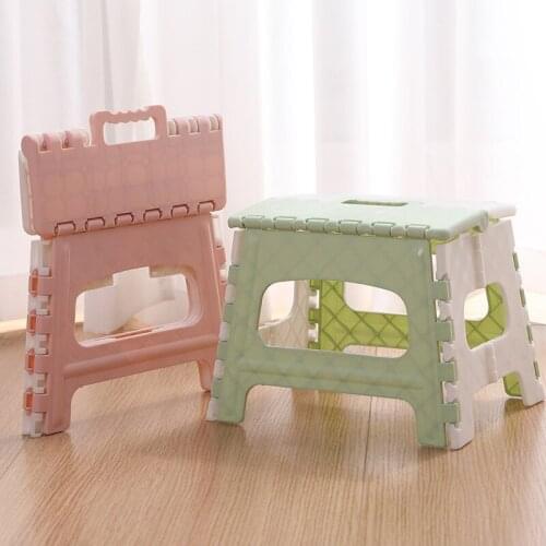 Plastic Multi Purpose Folding Step Stool Home Train Outdoor Storage Foldable Outdoor Storage Foldable Kids holding stool camping