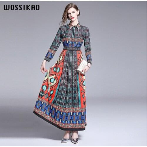 Maxi Dress Long Sleeve Boho Party Dinner Dresses For Women Vestidos Verano 2019 Elegant Long Sexy Dress Robe Femme Mujer