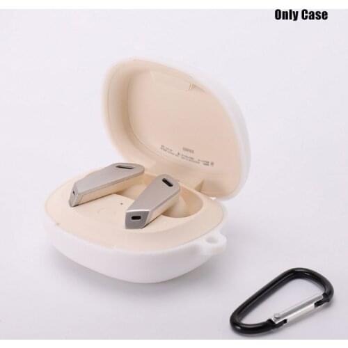 Dustproof Protective Cover Silicone Case with Carabiner for EDIFIER TWS NB2