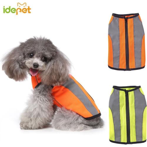 Vest Jacker Luminous Pet clothes Reflective Dog Jacket for Small/Large Dogs Cat Coat Night Outdoor Walking Safety Clothing 30