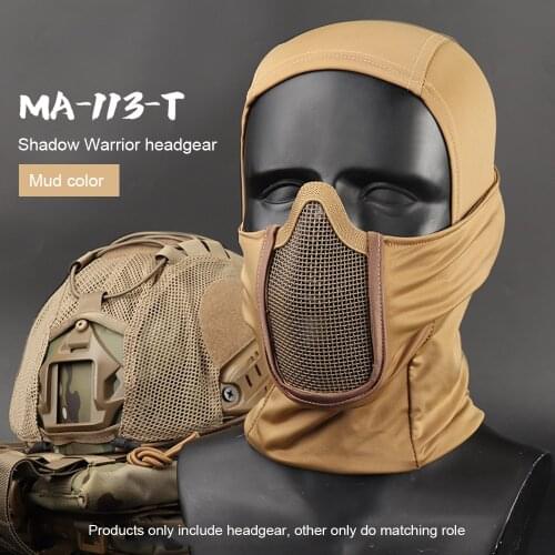 Tactical Camouflage Balaclava Full Face Mask Skullies Hunting Shooting Biker Military Helmet Liner Combat Airsoft Gears