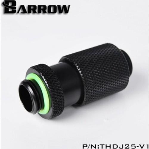 Barrow G1/4" Thread 9mm Micro Adjust Telescopic Connector Fitting Male to Male Water Cooling THDJ25-V1