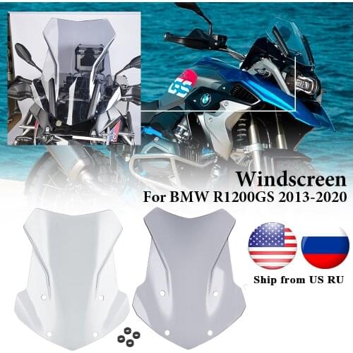 R1200GS Windscreen For BMW R1200GS LC ADV Adventure 2013-2020 R1250GS Windshield Wind Deflector R1200 GS Motorcycle Accessories