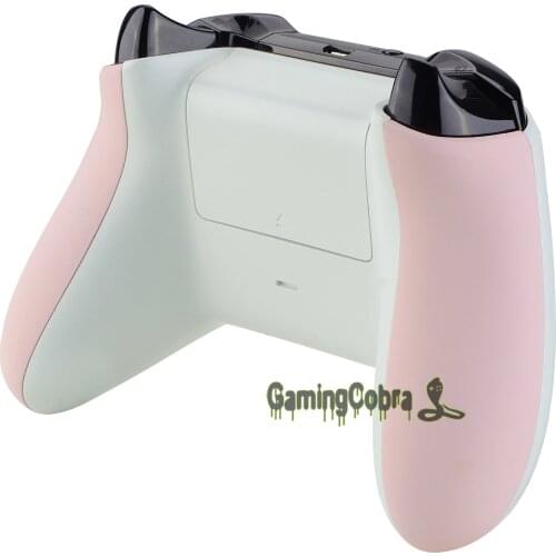 Sakura Pink Soft Touch Side Rails Panel Replacement Part for Xbox One S / Xbox One X Game Controller - SXOJ0122