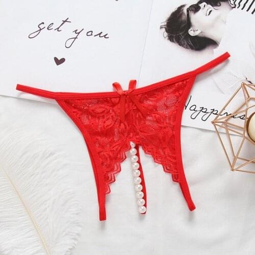 Women Ultra-thin Underwear G String Sexy Opening Crotch Panties Ladies Flower Lace Female Briefs Thongs Lingerie Sexy Underwear