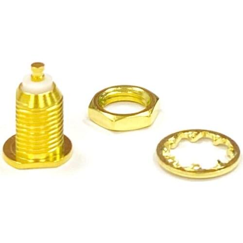 1pc NEW MCX Female Jack RF Coax Adapter convertor solder post Straight Goldplated wholesale
