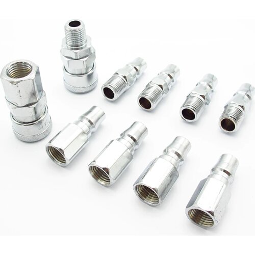 10PCS Pneumatic Fitting C Type Air Line Quick Coupling Connector Coupler Adapter For Air Compressor PM20 PF20 SF20 SM20