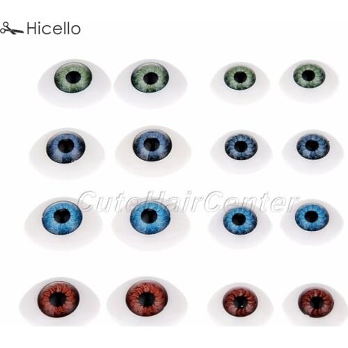 20PCS 19*14MM Plastic Eyes Mix Color Eyeball Handmade Dolls DIY Puppets Teddy Bears Plush Animals Cartoon Eye