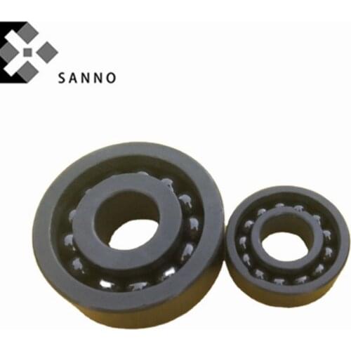 6200 - 6207 Wearability and thermostability Si3N4 silicon nitride skate ball bearings high speed full ball ceramic bearing