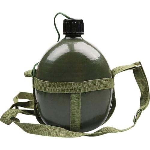 87-style Military Kettle Bottle Aluminum Convenient Large Capacity Water Bottle Canteen Kettle for Outdoor Camping Travel #W0