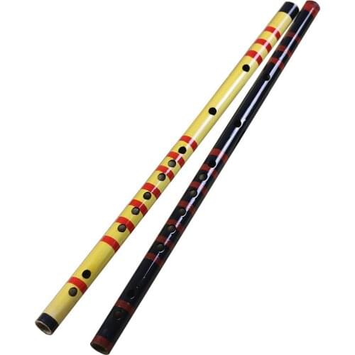 1Pcs 47cm Bamboo Flute Musical Instrument Beginner Practice Traditional Professional Amateurs Woodwind Instruments