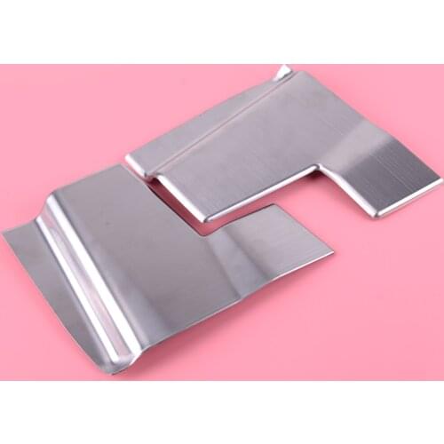 CITALL 1 Pair of Stainless Steel Tail Trunk Rear Box Guard Protective Cover Trim Fit for Jeep Wrangler JL 2018