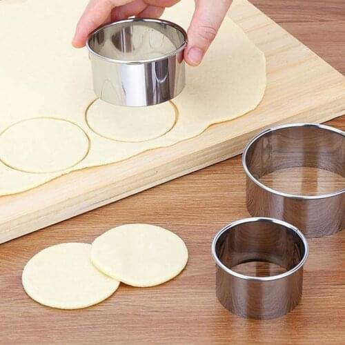 Dumpling Skin Mold Dumpling Tool Kitchen Food Cover Metal Stainless Steel Environmental Protection Mold