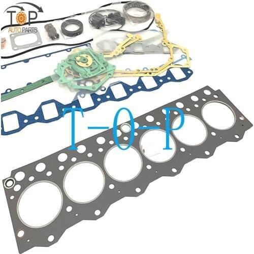Cylinder Head S6D95L Full Overhaul Engine Repair Kit Gasket Set 6206-11-1830 6207-K1-2002 6207-K2-2002 For Komatsu