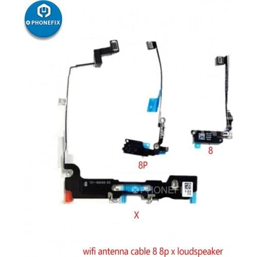 Loud Speaker Flex Cable for iPhone 8 8P X WIFI Wireless Signal Flex Cable Mobile Phone Component Repair Replacement