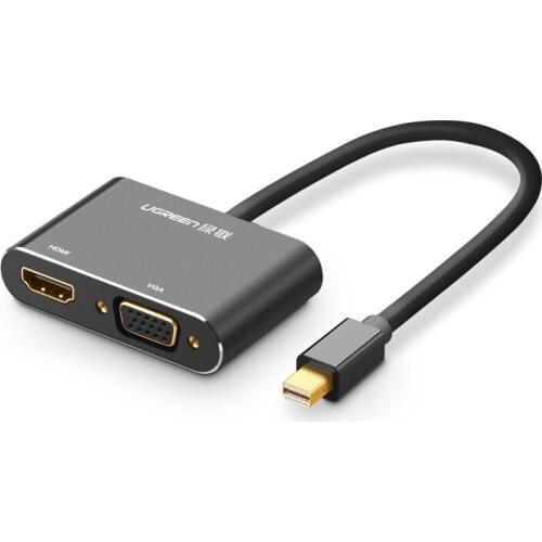 Computer Mini DPHDMI-Compatible VGA Converter Interface Cable Projector TV For Apple