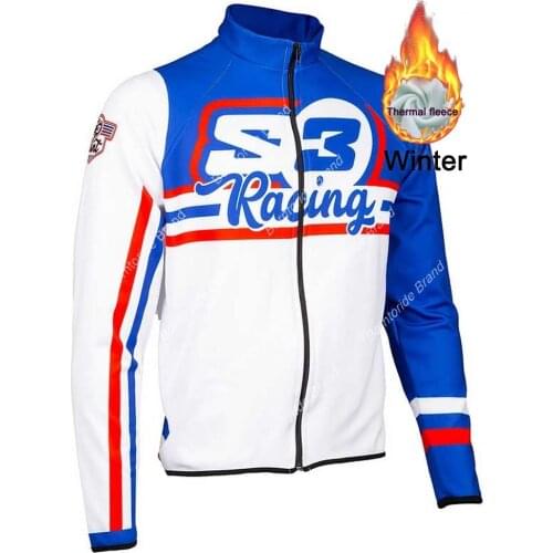 Cycling jacket 2021 Spring Thermal Fleece Long Sleeve Road Bike Jersey MTB Downhill Cycling Clothing maillot ciclismo