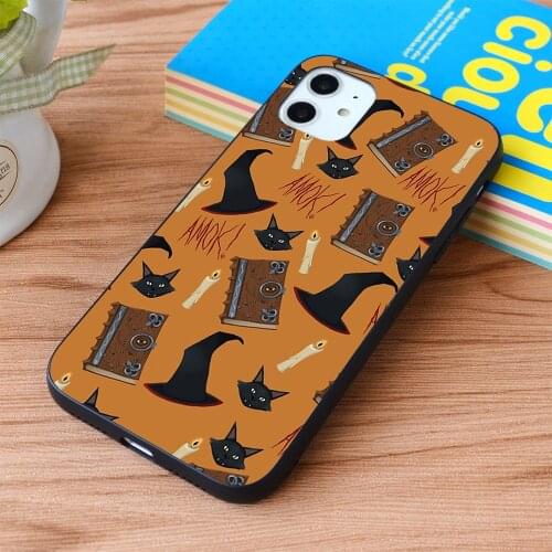 For iPhone Just a Bunch of Hocus Pocus (Orange) Soft TPU border Apple iPhone Case