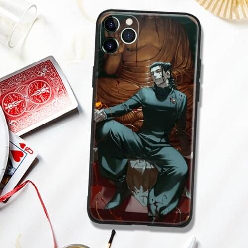 Suguru Geto Jujutsu Kaisen Anime Soft Silicone Glass Phone Case Cover Shell For IPhone SE 6s 7 8 Plus X XR XS 11 12 Mini Pro Max