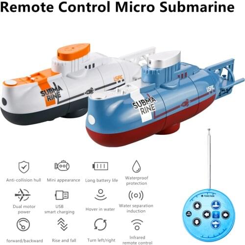 Simulation Micro Wireless Remote Control Submarine Hover In Water Water Separation Induction 25Mins Endurance Waterproof RC Toy