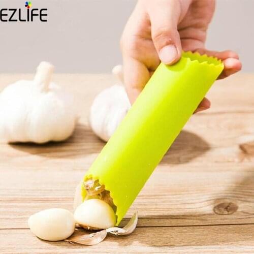 Garlic Stripper Tube Peeling Garlic Peeling Silicone Peel Non-toxic Kitchen Safety Tools Gadget Peeler Useful Garlic Easy P4K5