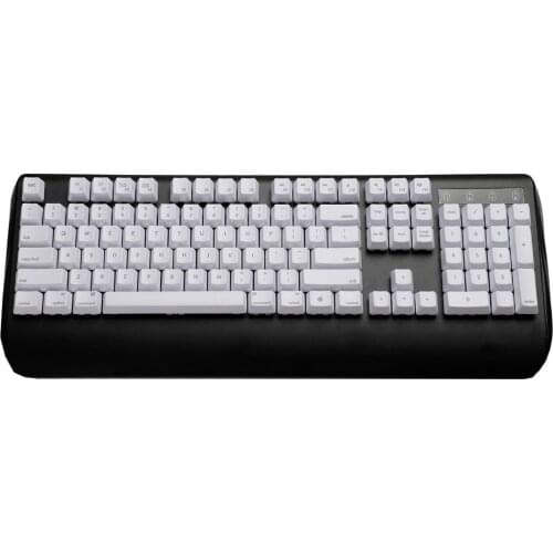 YMDK Mac Layout OEM Profile 104 ANSI Laser Engraved Keyset Thick PBT Keycaps For MX Mechanical Keyboard Mac Layout