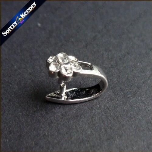 10 pcs Necklace Pinch Clip Bail Charm Jewelry Findings Clasps Hooks For Pendant Necklace DIY Jewelry Making Connectors