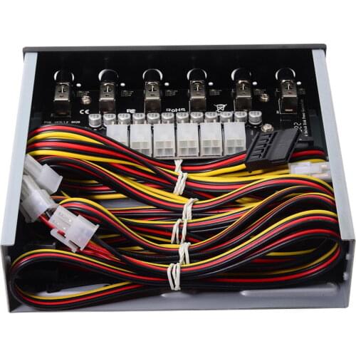 Hard Disk 6 Ports Control System Intelligent Control Management System HDD SSD Power Switch with 5.25 CD-ROM Bay