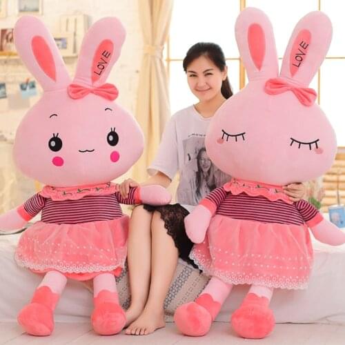 1pc 95cm big long ears rabbit plush animals toys stuffed bunny rabbit soft toys baby kids sleep toys birthday gifts