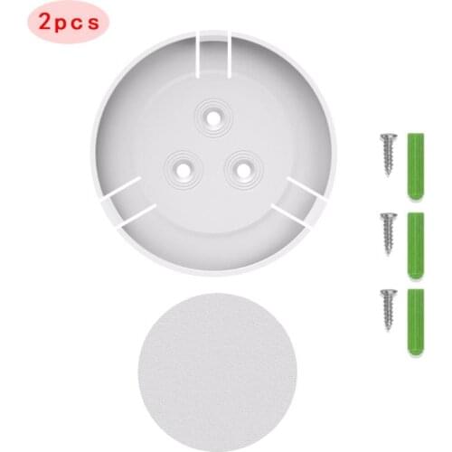 2Set 360 Degree Swivel Plastic Camera Wall Mount Bracket Holder for Mi/Yi Smart Home Security Camera Accessories