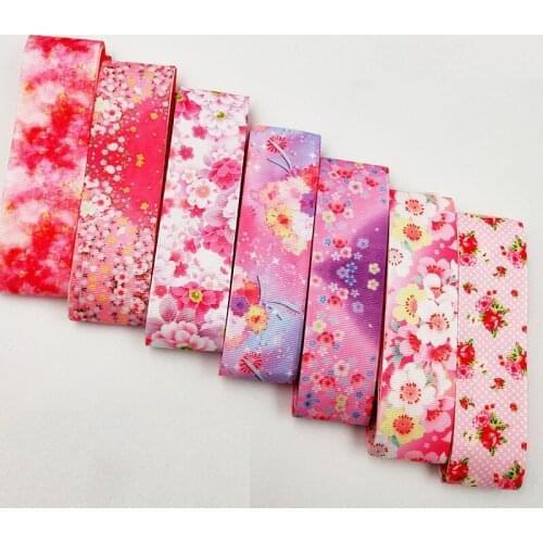 5Yards/Roll Ribbed ribbon Wedding Decoration Birthday Gift Box Wrapping DIY Handmade Crafts Materials Girl hair ribbon 25/38 mm