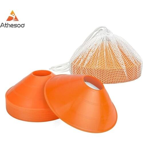 Athesoo Agility Speed Training Discs Cone Low Profile Field Markers Sport Training