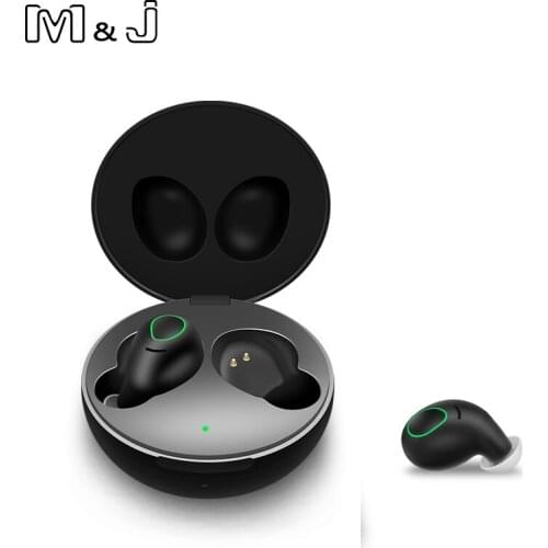 M&J TWS Pop-up Fingerprint Touch Bluetooth Earphones HD Stereo Wireless Headphones Noise Gaming Headset For XIAOMI Airdots
