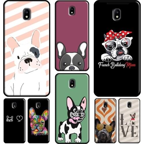 French Bulldog Cute Dogs For Samsung Galaxy J7 J3 J5 2017 A3 A5 2016 J4 J6 A6 A8 Plus J2 Core J8 2018 Phone Case