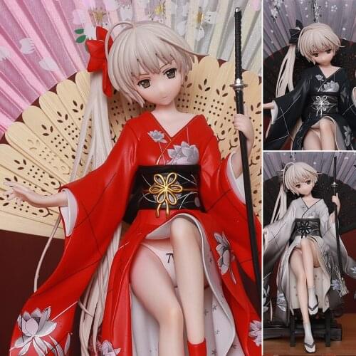 26cm Kasugano Sora Yosuga No Sora PVC Figure Toy Anime Girl Kimono Collectible Model toy Figurine gift