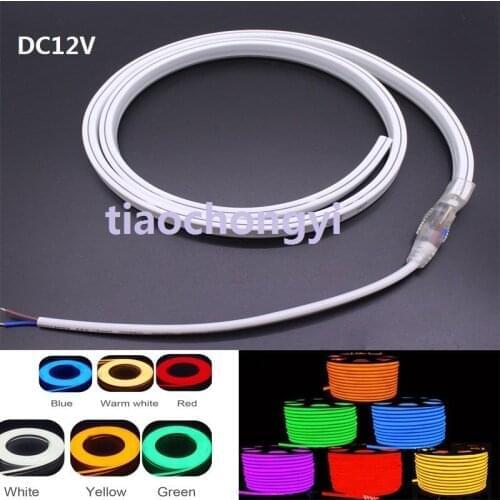 120leds/m RGB SMD 2835 5050 Flex soft led neon rope strip bar light DC12V