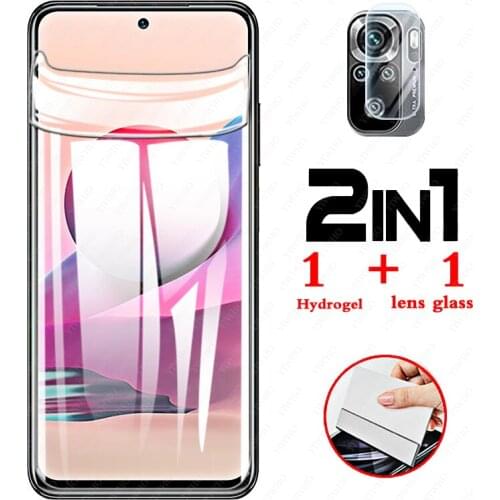 Front back hydrogel film for redmi note 10s screen protector for xiaomi redmi note 10 s note10s protect film camera glass 6.43"